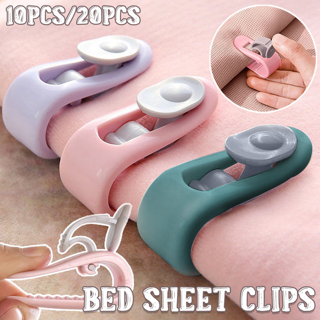 10/20pcs Quilt Retainer Cover Clips Invisible Needle-Free Thumb Buckle Bedding