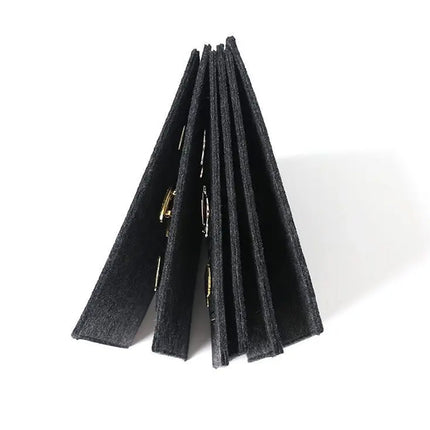 Felt Storage Book Loose-Leaf Folder For Jewelry Pin Brooch Commemorative Use