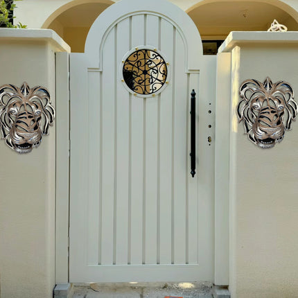Lion Head Wall Decor Resin Wall Hanging Sculpture Home Living Room Decoration