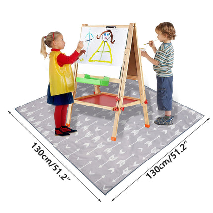 Non Slip Waterproof Floor Mat High Chair Picnic Tablecloth Play Protector