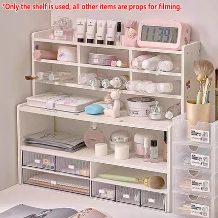 Desktop 6-Tier Storage Shelf Multiple Storage Compartments for Office Organizer