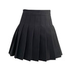 Black Women's High Waist Pleated Tennis Skirt Summer Slimming Black Fashion New - Aimall