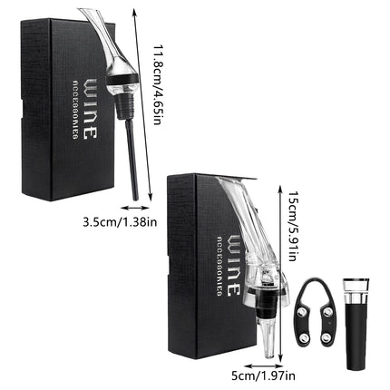 Wine Aerator Pourer with Gift Box Fast Red Wine Air Infusion Single or Three Piece Set