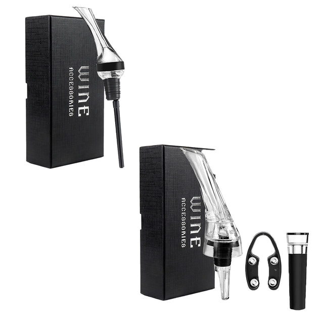 Wine Aerator Pourer with Gift Box Fast Red Wine Air Infusion Single or Three Piece Set