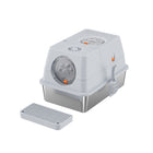 Cat Litter Box Fully Enclosed Flip Top Design Large Size Covered Toilet for Pets