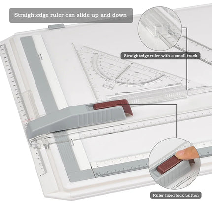 A3 Drawing Board T-Square Mechanical Drafting Tool Set Architecture Engineering