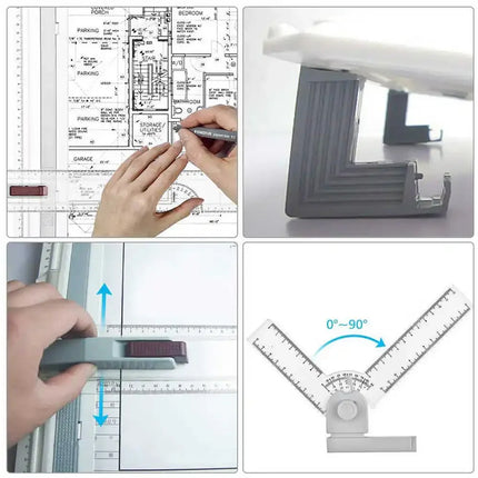 A3 Drawing Board T-Square Mechanical Drafting Tool Set Architecture Engineering