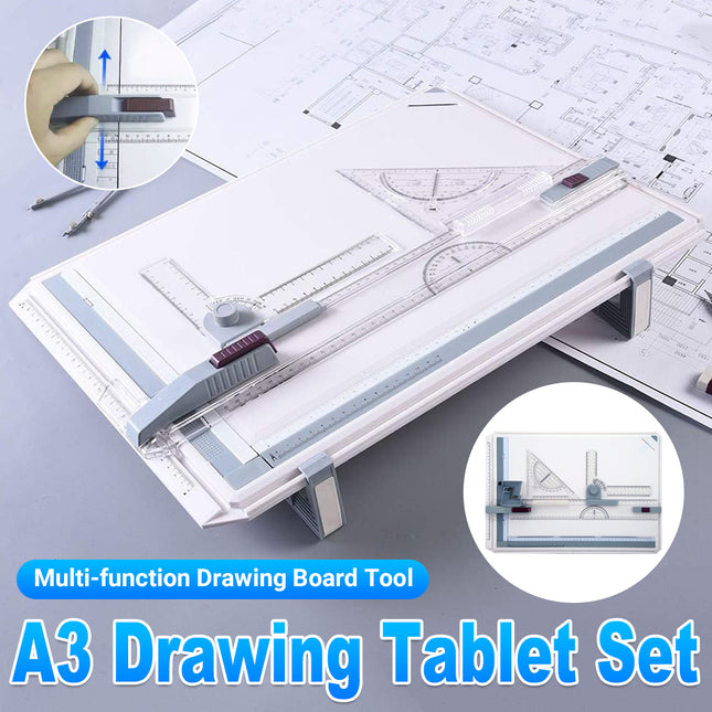 A3 Drawing Board T-Square Mechanical Drafting Tool Set Architecture Engineering