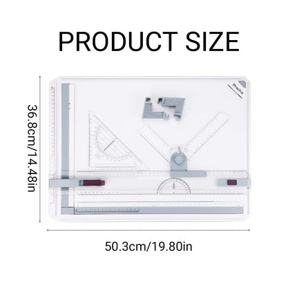 A3 Drawing Board T-Square Mechanical Drafting Tool Set Architecture Engineering