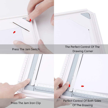 A3 Drawing Board T-Square Mechanical Drafting Tool Set Architecture Engineering