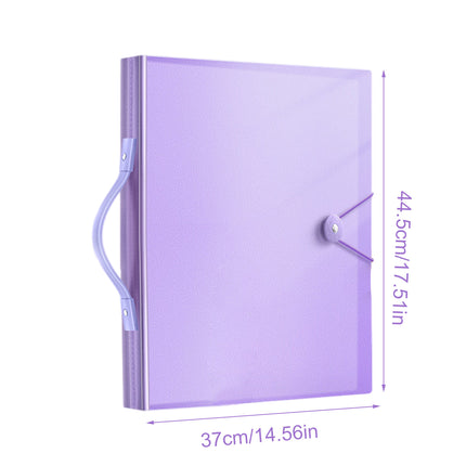 A3  8K Kids Drawing Book Storage Album Artwork Organizer Durable Collection