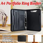 A4 Portfolio Ring Binder Durable Material For Office School Document Storage