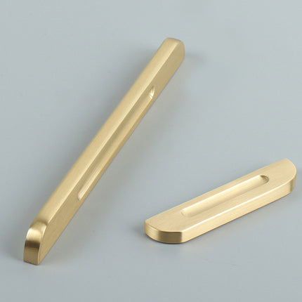 Modern Minimalist Cabinet Handles Drawer Pulls 2 Styles for Wardrobe Door