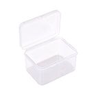 10PCS Mini Clear Plastic Storage Box Small Item Organiser Jewellery Craft Parts