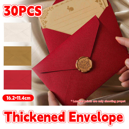 30PCS Thickened Envelopes 250g High-Quality Paper for Wedding Invitation Card