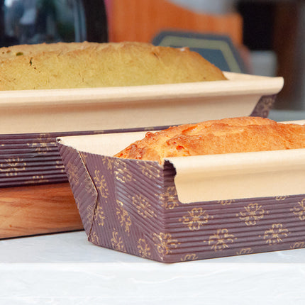 100Pcs Rectangular Cake Cupcake Liners For Baking Muffin And Pastry Use