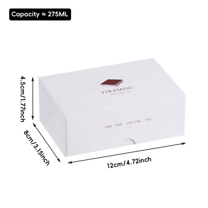 Western Dessert Presentation Box 50 Pack Tiramisu Bakery Gift Packaging Set