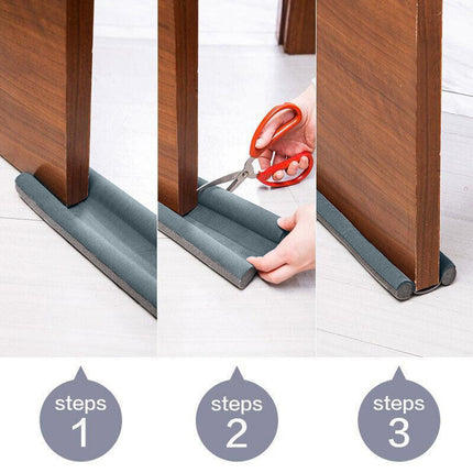 Door Bottom Seal Draft Stopper Guard Threshold Sealing Strip Wind Dust Protector