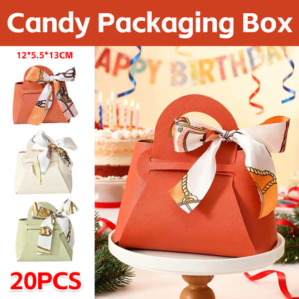 20PCS Handheld Wedding Candy Packaging Bags for Party Favors Wedding Decor Use