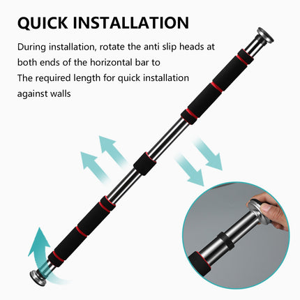 Indoor Horizontal Bar Doorway Chin Up Bar Strength Training Home Gym Equipment