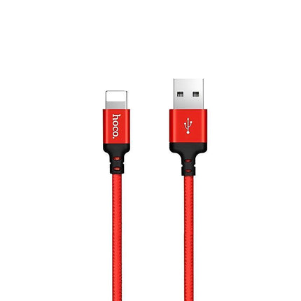 Apple Lightning HOCO Nylon Braided Cord Fast Charging Data Sync Cable - Aimall