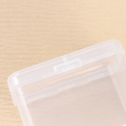 10PCS Mini Clear Plastic Storage Box Small Item Organiser Jewellery Craft Parts