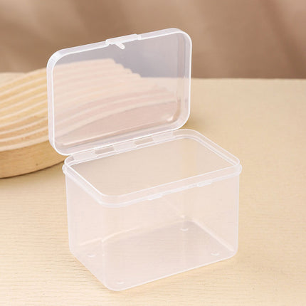 10PCS Mini Clear Plastic Storage Box Small Item Organiser Jewellery Craft Parts