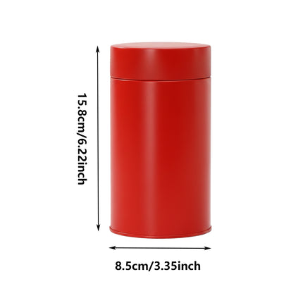 5PCS Tinplate Tea Storage Can Airtight Tin Tea Container for Coffee Tea Sugar