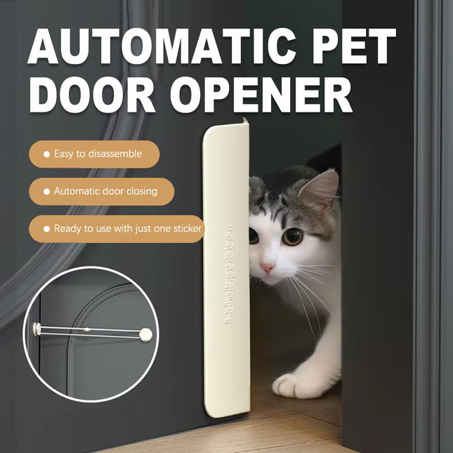 Automatic Pet Door Opener Durable for Cats Dogs Smart Keyless Entry System Use