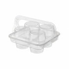 Clear Pastry Cake Box with Handle Portable Dessert Packaging Bakery Box Takeaway