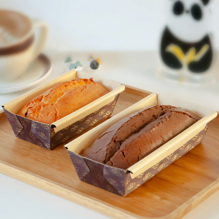 100Pcs Rectangular Cake Cupcake Liners For Baking Muffin And Pastry Use