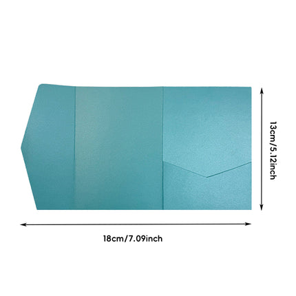 20PCS 3D Tri-Fold Holiday Wedding Invitation Envelope Greeting Cards Aesthetic
