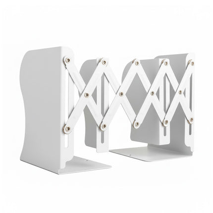 Extendable Metal Desktop Book Storage Rack Bookshelf Space Saving Adjustable