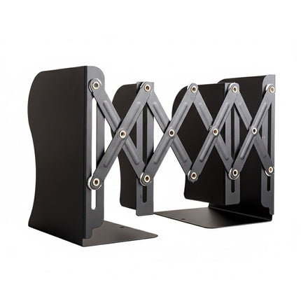 Extendable Metal Desktop Book Storage Rack Bookshelf Space Saving Adjustable