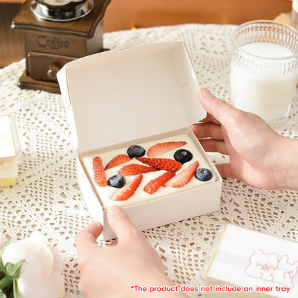 Western Dessert Presentation Box 50 Pack Tiramisu Bakery Gift Packaging Set