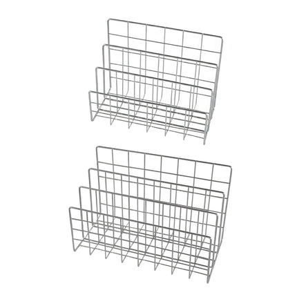 Minimalist Desktop Book Holder Metal Book Rack Organizer Home Office Desk Use