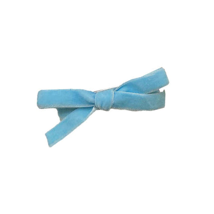 2PCS Bow Children's Hair Clip Flocking Velvet Hair Clip Sweet Hairpin Girls Gift - Aimall