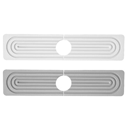 Diatomaceous Earth Faucet Mat Loop Groove Water Absorbent Quick Dry Non-Slip