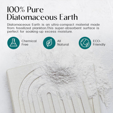 Diatomaceous Earth Faucet Mat Loop Groove Water Absorbent Quick Dry Non-Slip