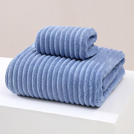 Quick Dry Bath Towel Lightweight Absorbent Fabric Shower Beach Travel Use