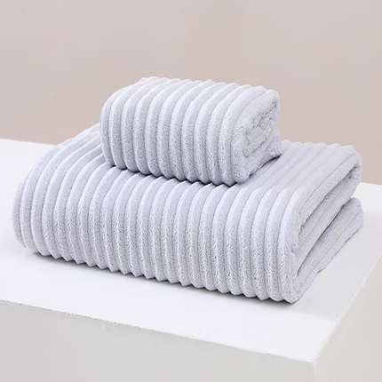 Quick Dry Bath Towel Lightweight Absorbent Fabric Shower Beach Travel Use