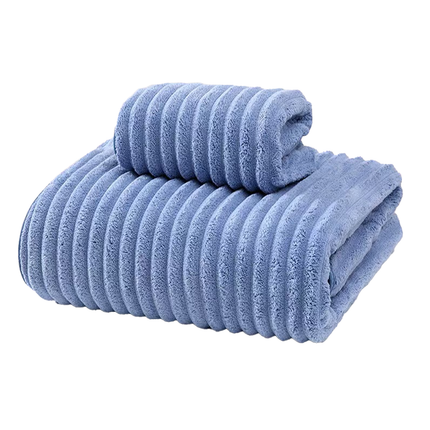 Quick Dry Bath Towel Lightweight Absorbent Fabric Shower Beach Travel Use