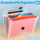 A4 Organ Folder Large Capacity Portable File Bag Colour Document Storage Office