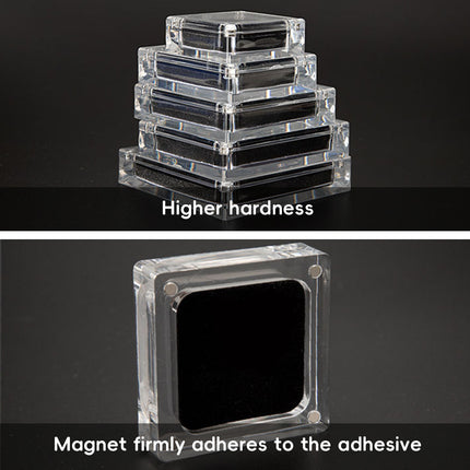 5PCS Acrylic Transparent Jewelry Display Case Necklace Earring Ring Bracelet