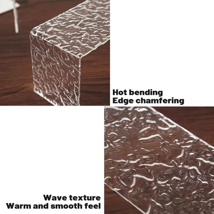 10 Sets Clear Acrylic Dessert Fruit Display Stand Party Wedding Bakery Shop Use