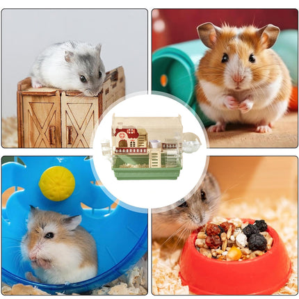 Acrylic Hamster Cage Breathable Transparent Pet Home Decor Easy Separation