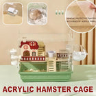 Acrylic Hamster Cage Breathable Transparent Pet Home Decor Easy Separation