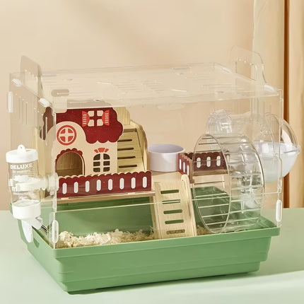 Acrylic Hamster Cage Breathable Transparent Pet Home Decor Easy Separation