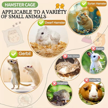 Acrylic Hamster Cage Breathable Transparent Pet Home Decor Easy Separation