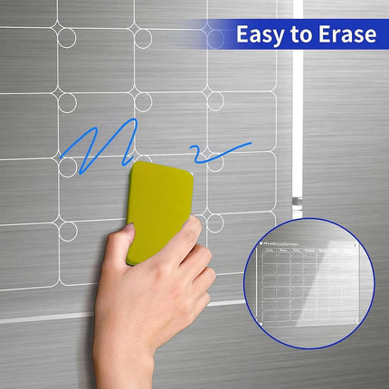 Magnetic Writing Board Transparent Memo Board Reusable Note Board Durable